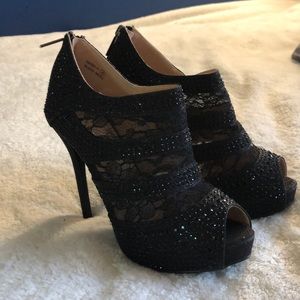Black bootie stiletto